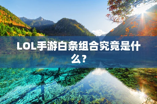 LOL手游白条组合究竟是什么？