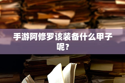 手游阿修罗该装备什么甲子呢？