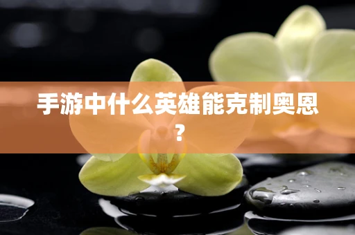 手游中什么英雄能克制奥恩？