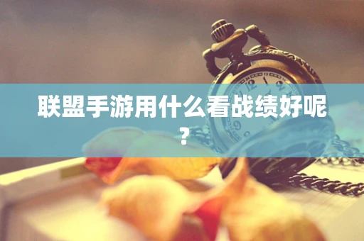 联盟手游用什么看战绩好呢？