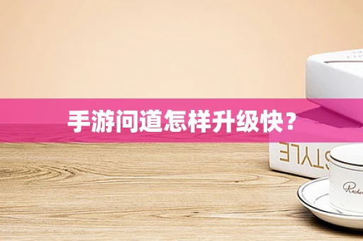 手游问道怎样升级快？
