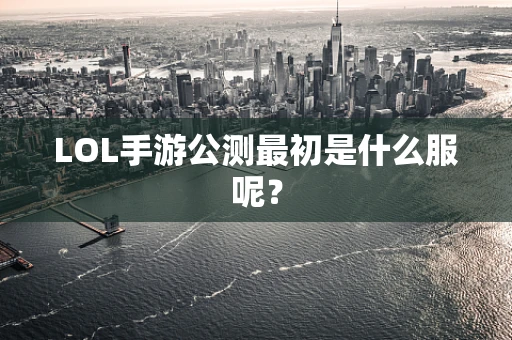 LOL手游公测最初是什么服呢？