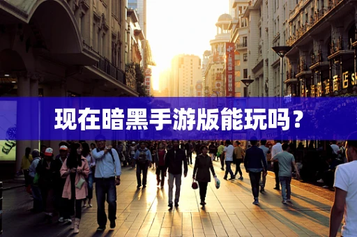 现在暗黑手游版能玩吗？