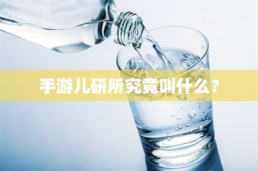 手游儿研所究竟叫什么？