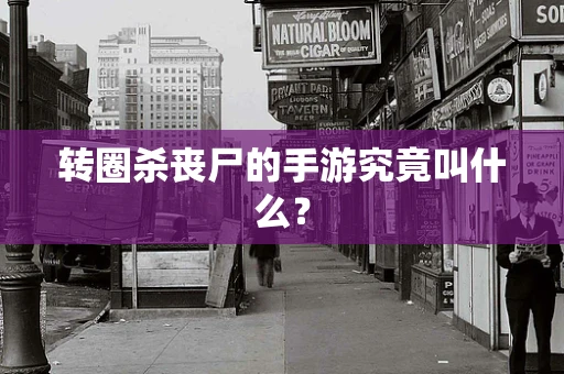 转圈杀丧尸的手游究竟叫什么？