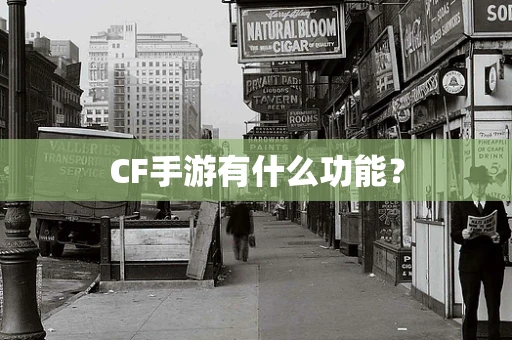 CF手游有什么功能？