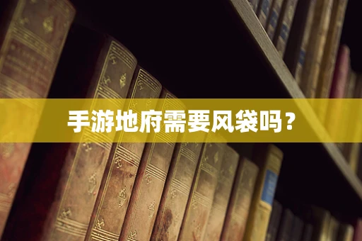 手游地府需要风袋吗？