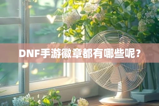 DNF手游徽章都有哪些呢？