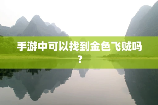 手游中可以找到金色飞贼吗？