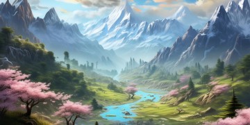 天龙手游哪里风景美？